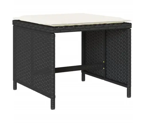 17-Daļīgs Dārza Mēbeļu Komplekts Ar Matračiem, Pe Rotangpalma Vidaxl