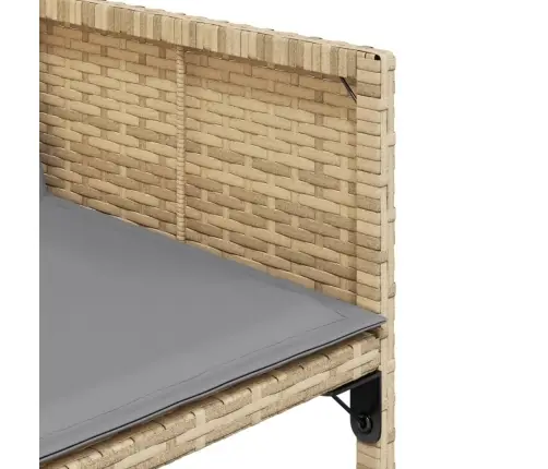 5-Daļīgs Dārza Mēbeļu Komplekts Ar Matračiem, Pe Rotangpalma Vidaxl