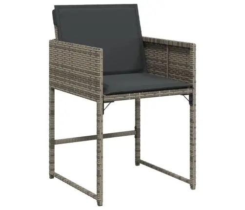 11-Daļīgs Dārza Mēbeļu Komplekts Ar Matračiem, Pe Rotangpalma Vidaxl