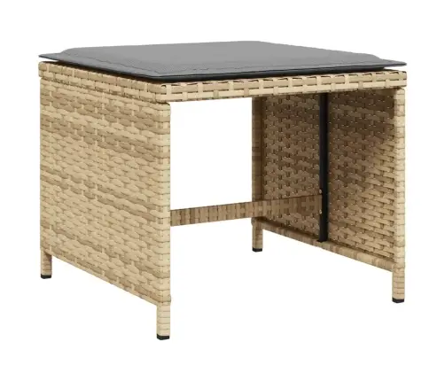 13-Daļīgs Virtuves Mēbeļu Komplekts Ar Matračiem,Pe Rotangpalma Vidaxl