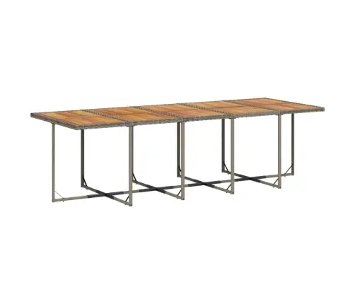 Sodo Komplektas Su Pagalvėlėmis, 15 Dalių, Pilkas, Poliratanas