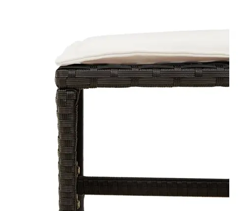 17-Daļīgs Dārza Mēbeļu Komplekts Ar Matračiem, Pe Rotangpalma Vidaxl