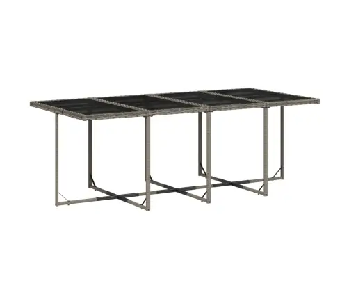 Sodo Komplektas Su Pagalvėlėmis, 13 Dalių, Pilkas, Poliratanas