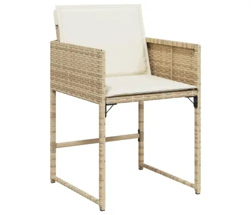 13-Daļīgs Dārza Mēbeļu Komplekts Ar Matračiem, Pe Rotangpalma Vidaxl