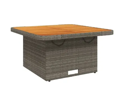 5-Daļīgs Dārza Mēbeļu Komplekts, Matrači, Pelēka Pe Rotangpalma Vidaxl