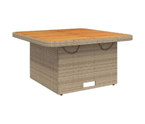 Sodo Komplektas Su Pagalvėlėmis, 5 Dalių, Smėlio, Poliratanas