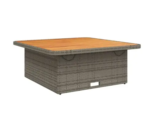 Sodo Komplektas Su Pagalvėlėmis, 5 Dalių, Pilkas, Poliratanas