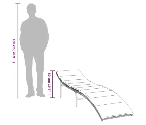 Sauļošanās Zviļņi, 2 Gab., Ar Matračiem, Brūna Pe Rotangpalma Vidaxl