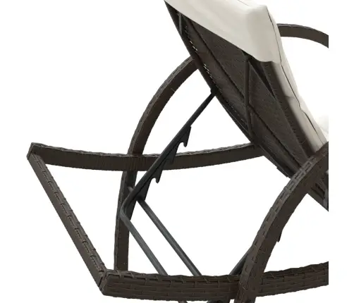 Saulės Gultai Su Pagalvėlėmis, 2Vnt., Rudi, Poliratanas