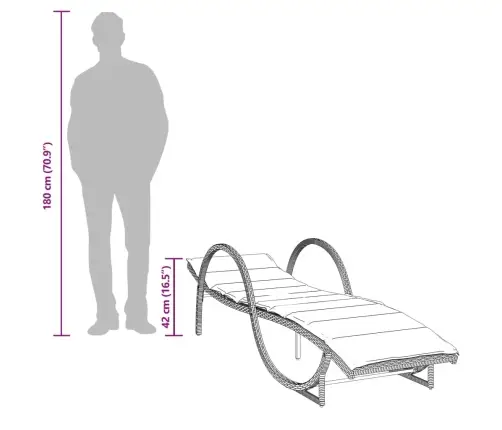 Päevitustooli Koos Patjadega 2 Tk, Helehall, Polürotang