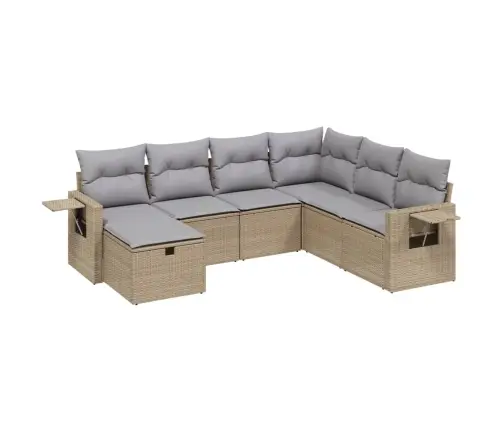 7-Osaline Aiadiivani Komplekt Patjadega, Beežid Toonid