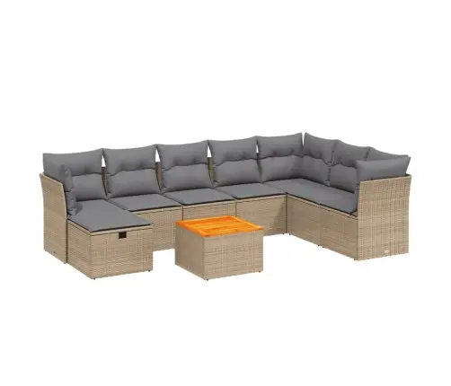 9-Osaline Aiadiivani Komplekt Patjadega, Beežid Toonid