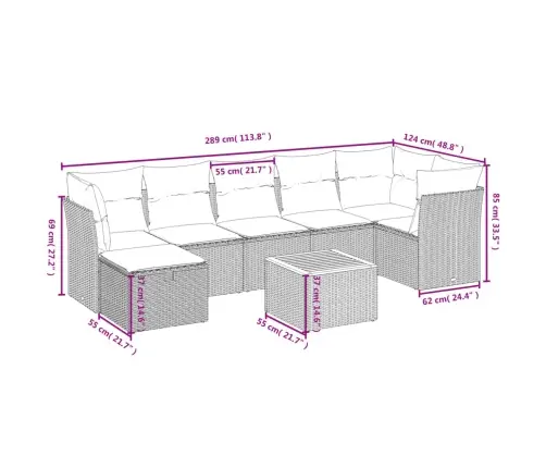 9-Osaline Aiadiivani Komplekt Patjadega, Beežid Toonid