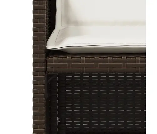 Dārza Krēsli, 4 Gab., Ar Matračiem, Pe Rotangpalma, Brūni Vidaxl