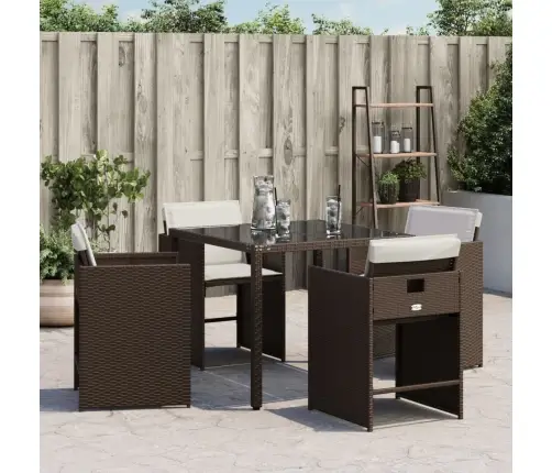 Aiatoolid Koos Istmepatjadega 4 Tk, Pruun, Polürotang