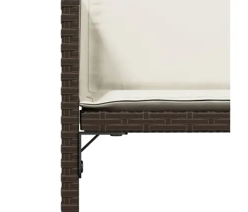 Dārza Krēsli, 4 Gab., Ar Matračiem, Pe Rotangpalma, Brūni Vidaxl