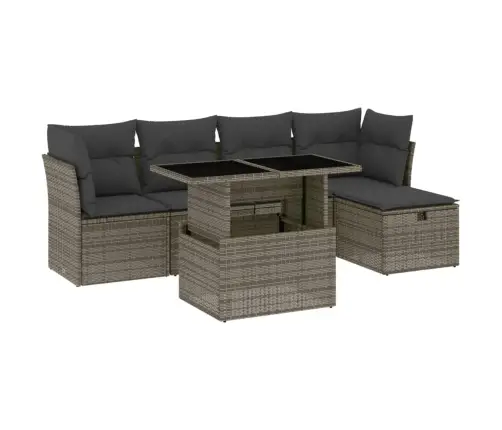 6-Osaline Aiadiivani Komplekt Patjadega, Hall, Polürotang