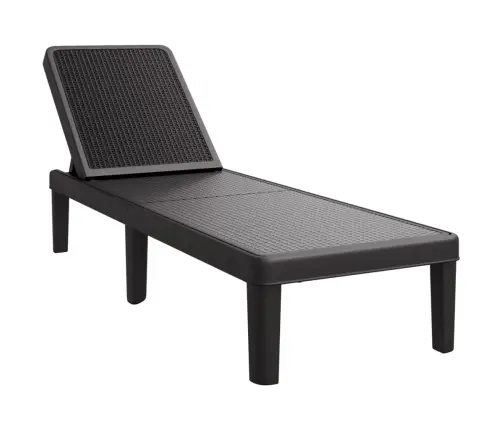 Sauļošanās Krēsls, Regulējams, 155,5X57X28 Cm, Polipropilēns Vidaxl