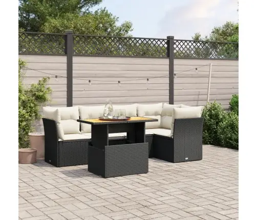 5-Daļīgs Dārza Dīvāna Komplekts Ar Matračiem, Pe Rotangpalma Vidaxl