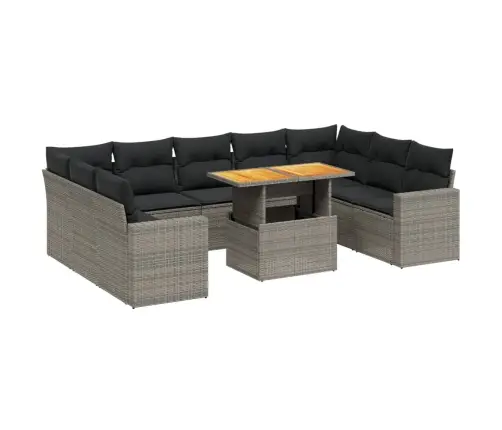 10-Osaline Aiadiivani Komplekt Patjadega, Hall, Polürotang