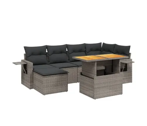 7-Osaline Aiadiivani Komplekt Patjadega, Hall, Polürotang