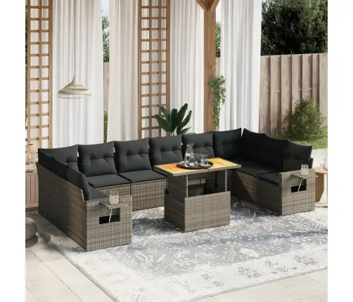 11-Osaline Aiadiivani Komplekt Patjadega, Hall, Polürotang