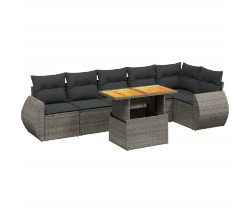 7-Osaline Aiadiivani Komplekt Patjadega, Hall, Polürotang