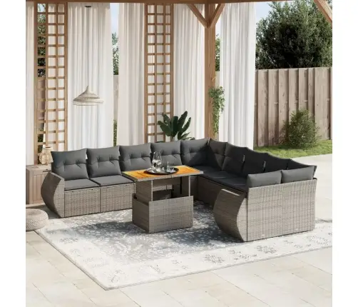 11-Osaline Aiadiivani Komplekt Patjadega, Hall, Polürotang