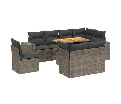 9-Osaline Aiadiivani Komplekt Patjadega, Hall, Polürotang