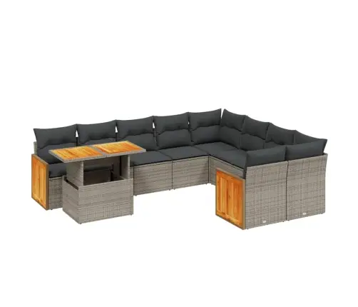 10-Osaline Aiadiivani Komplekt Patjadega, Hall, Polürotang