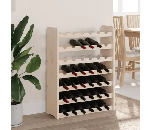 Vīna Pudeļu Plaukts, 67,5X25X87 Cm, Priedes Masīvkoks Vidaxl