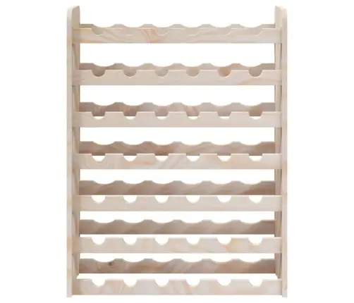 Vīna Pudeļu Plaukts, 67,5X25X87 Cm, Priedes Masīvkoks Vidaxl