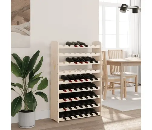 Vyno Butelių Stovas, 72,5X25X111,5cm Pušies Medienos Masyvas