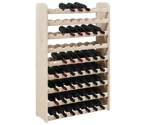 Vyno Butelių Stovas, 72,5X25X111,5cm Pušies Medienos Masyvas