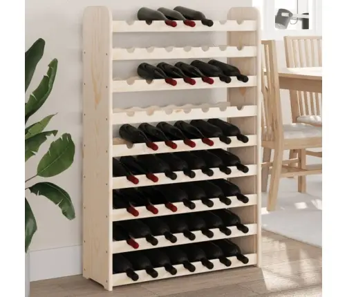 Vyno Butelių Stovas, 72,5X25X111,5cm Pušies Medienos Masyvas