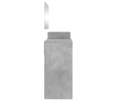 3-Daļīgs Tualetes Galdiņa Komplekts, Betona Pelēks Vidaxl