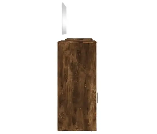 4-Daļīgs Tualetes Galdiņa Komplekts, Ozola Krāsa Vidaxl