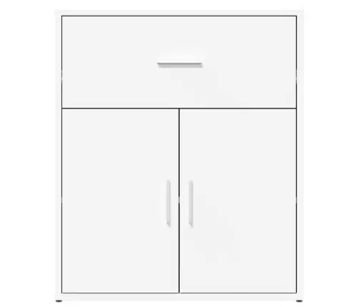 Kumodes 2 Gab., Baltas, 60X31X70 Cm, Inženierijas Koks Vidaxl