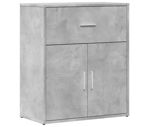 Kumodes 2 Gab., Betona Pelēkas, 60X31X70 Cm, Inženierijas Koks Vidaxl