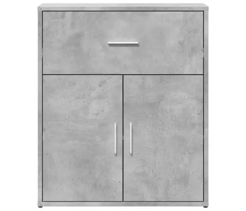 Kumodes 2 Gab., Betona Pelēkas, 60X31X70 Cm, Inženierijas Koks Vidaxl