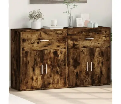 Kumodes 2 Gab., Ozolkoka Krāsa, 60X31X70 Cm, Inženierijas Koks Vidaxl