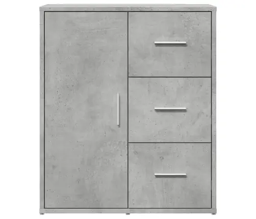 Kumodes 2 Gab., Betona Pelēkas, 60X31X70 Cm, Inženierijas Koks Vidaxl
