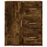 Šoninės Spintelės, 2Vnt., Dūminio Ąžuolo, 60X31X70cm Mediena Šoninės Spintelės, 2Vnt., Dūminio Ąžuolo, 60X31X70cm Mediena