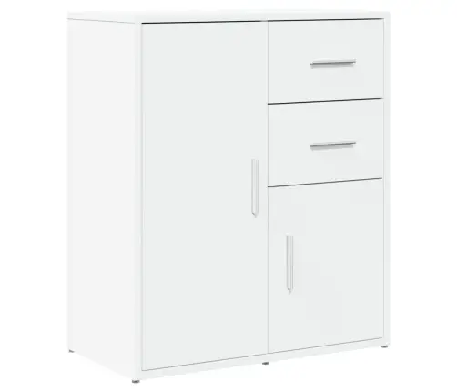 Puhvetkapid 2 Tk, Valge, 60 X 31 X 70 cm Tehispuit