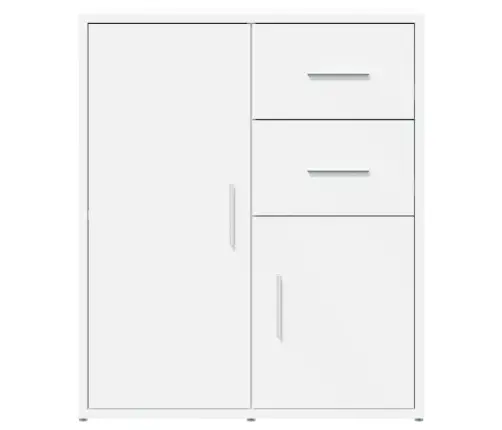 Puhvetkapid 2 Tk, Valge, 60 X 31 X 70 cm Tehispuit