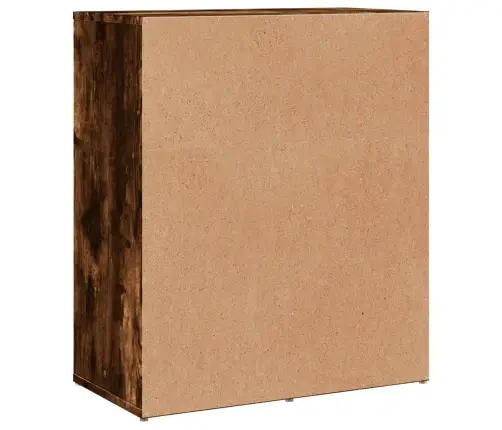 Šoninės Spintelės, 2Vnt., Dūminio Ąžuolo, 60X31X70cm Mediena