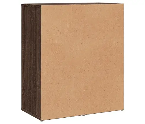 Kumodes 2 Gab., Brūna Ozola, 60X31X70 Cm, Inženierijas Koks Vidaxl