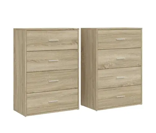 Puhvetkapid 2 Tk, Sonoma Tamm, 60 X 31 X 84 cm Tehispuit Puhvetkapid 2 Tk, Sonoma Tamm, 60 X 31 X 84 cm Tehispuit