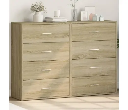 Puhvetkapid 2 Tk, Sonoma Tamm, 60 X 31 X 84 cm Tehispuit Puhvetkapid 2 Tk, Sonoma Tamm, 60 X 31 X 84 cm Tehispuit