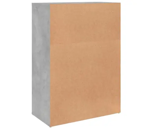 Kumodes, 2 Gab., Betona Pelēkas, 60X31X84 Cm, Inženierijas Koks Vidaxl